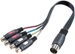 Vivanco 1/09-N Adapter DIN/Cinch 0.2m
