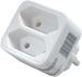 Vivanco A2-W 2-fach Euro Adapter weiss