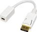 LogiLink DisplayPort Adapter 0.1m weiss