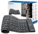 LogiLink flexible Tastatur schwarz