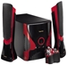 Hama Q900 Subwoofer System schwarz/rot