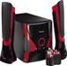 Hama Q900 Subwoofer System schwarz/rot