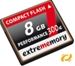 extreMemory Compact Flash Karte 8GB