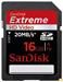 SanDisk SDHC Karte 16GB Extreme HD Video