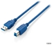 equip USB Kabel 1.8m blau