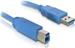 DeLOCK USB3.0 Kabel A/B 5m blau