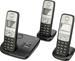 Gigaset A400A Trio schwarz/silber