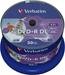 Verbatim DVD+R DL 8.5GB Inkjet white