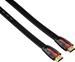 Hama HDMI Flachkabel HQ 2m schwarz/rot