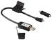 Hama 2in1 LED Leselicht schwarz