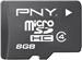 PNY microSD Karte Optima 8GB