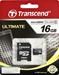 Transcend microSDHC Karte 16GB Kit