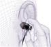 Philips SHE9000 schwarz/braun