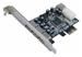 M-Cab USB2.0 PCIe-Adapter 4-fach