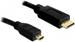DeLOCK miniHDMI zu microHDMI Kabel 2m