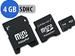 CnMemory Trio micro SDHC Karte 4GB